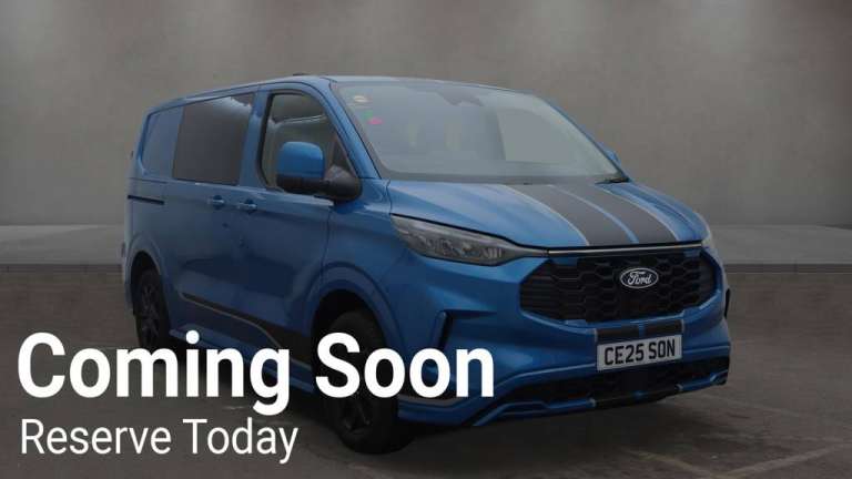 2025 Ford Transit Custom 2.0 EcoBlue 170ps H1 Double Cab Van Sport Auto PANEL VAN DIESEL Automatic