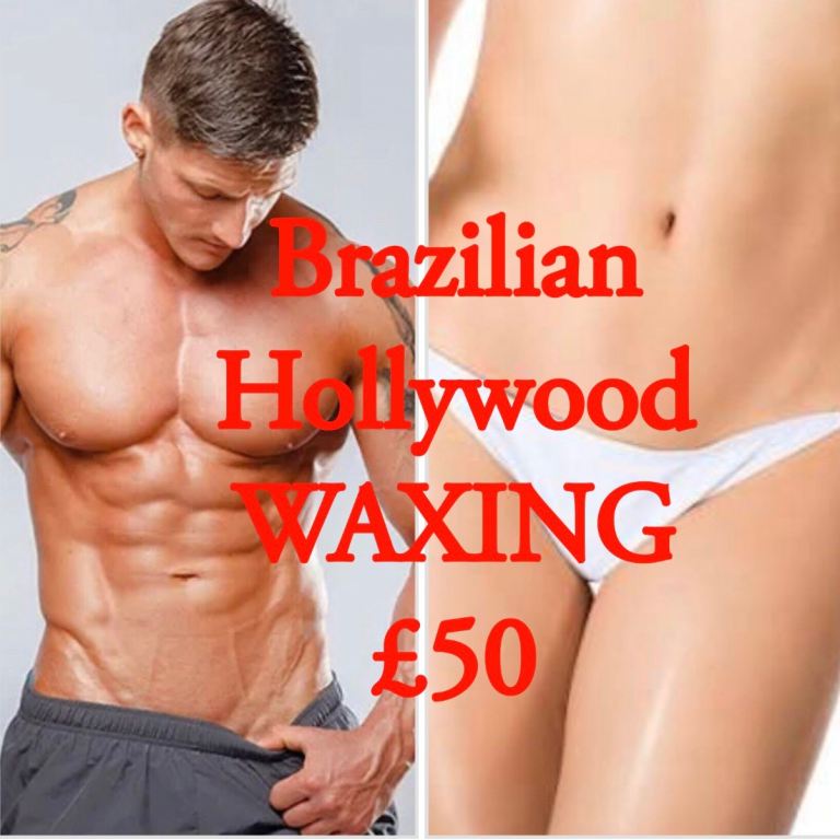 Brazilian/Hollywood Waxing and 1hour Massage £100 