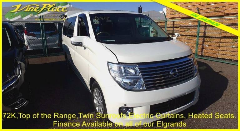 2007 Nissan Elgrand 3.5 XL,Twin Sunroofs,Curtains,7 seats, Auto MPV Petrol Automatic
