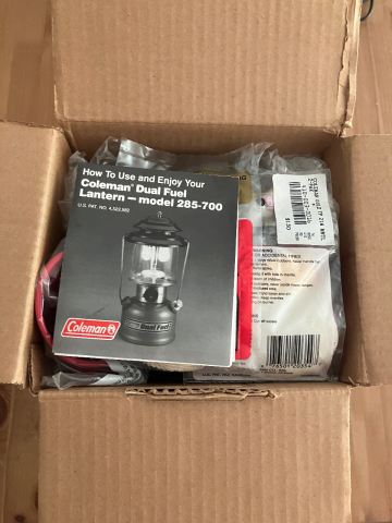 Camping New Coleman Dual Fuel Two Mantle Lantern 285-700 | in