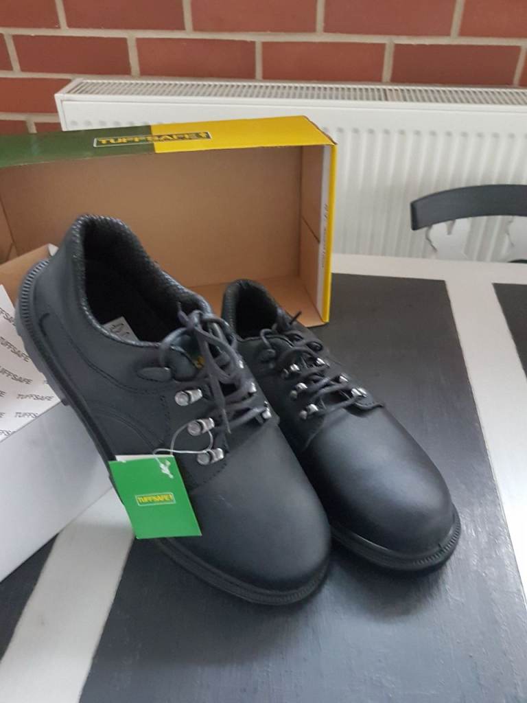 New Men's TUFFSAFE Size 9 Safety Shoe S3 steel toe & sole anti heat water static 