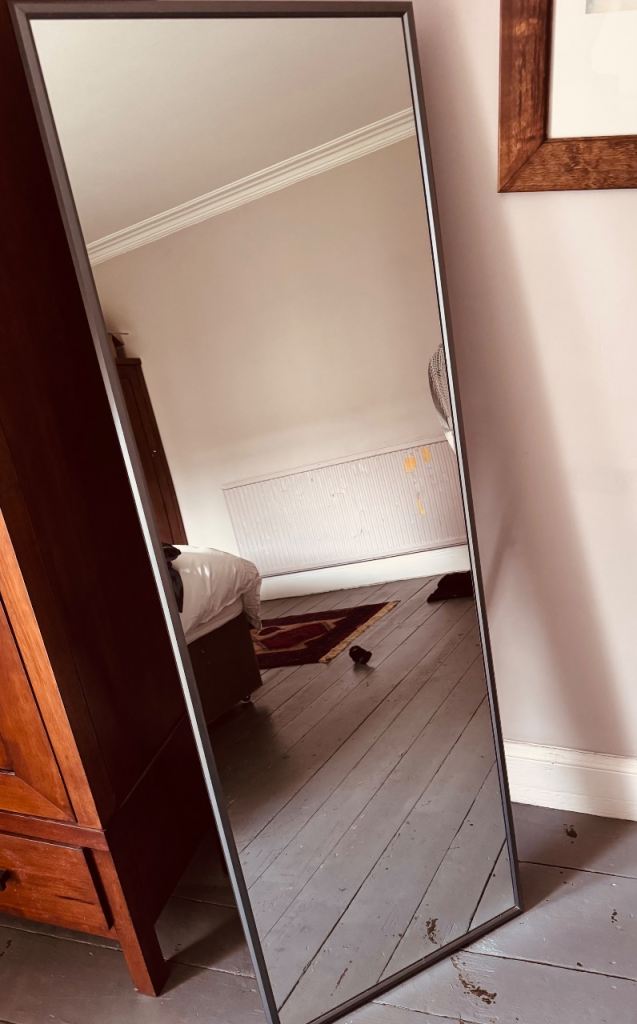 Full length standing mirror 