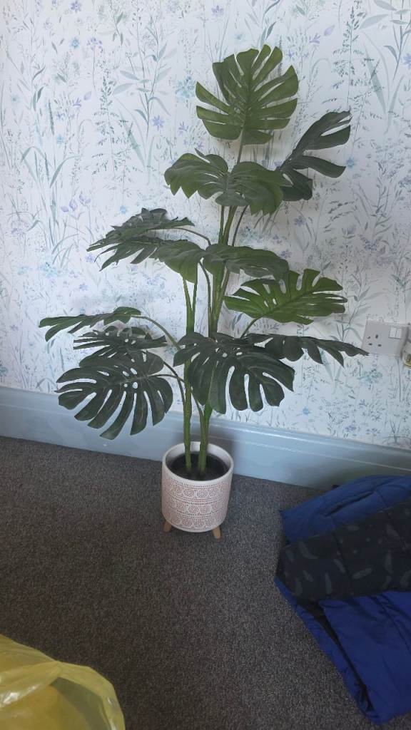 Artificial Monstera Plant in Pot