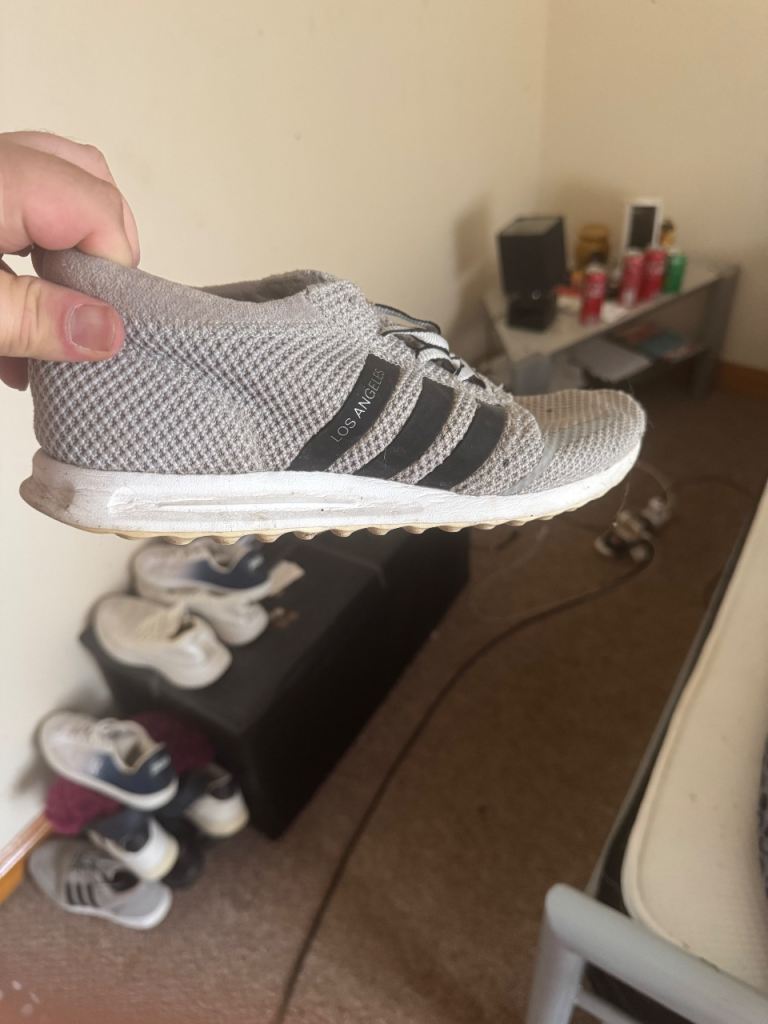 Adidas Los Angeles Trainers - Grey, Good Condition