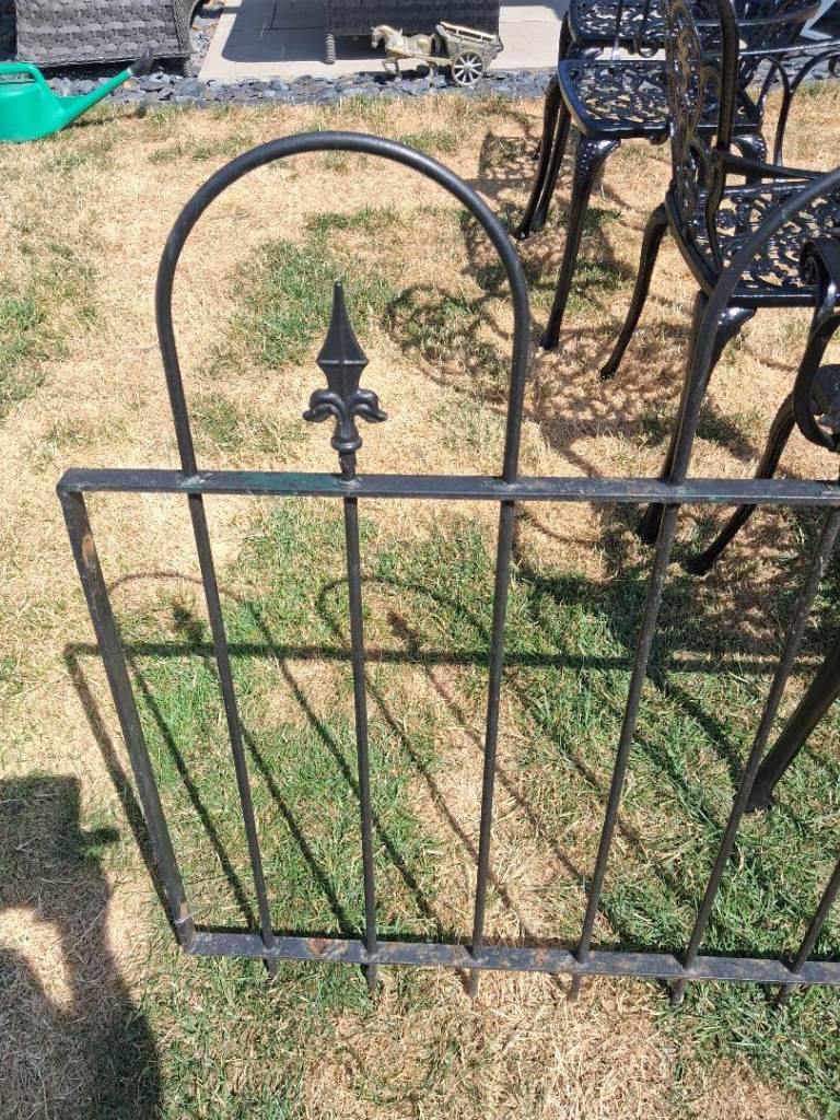Wrought iron fence