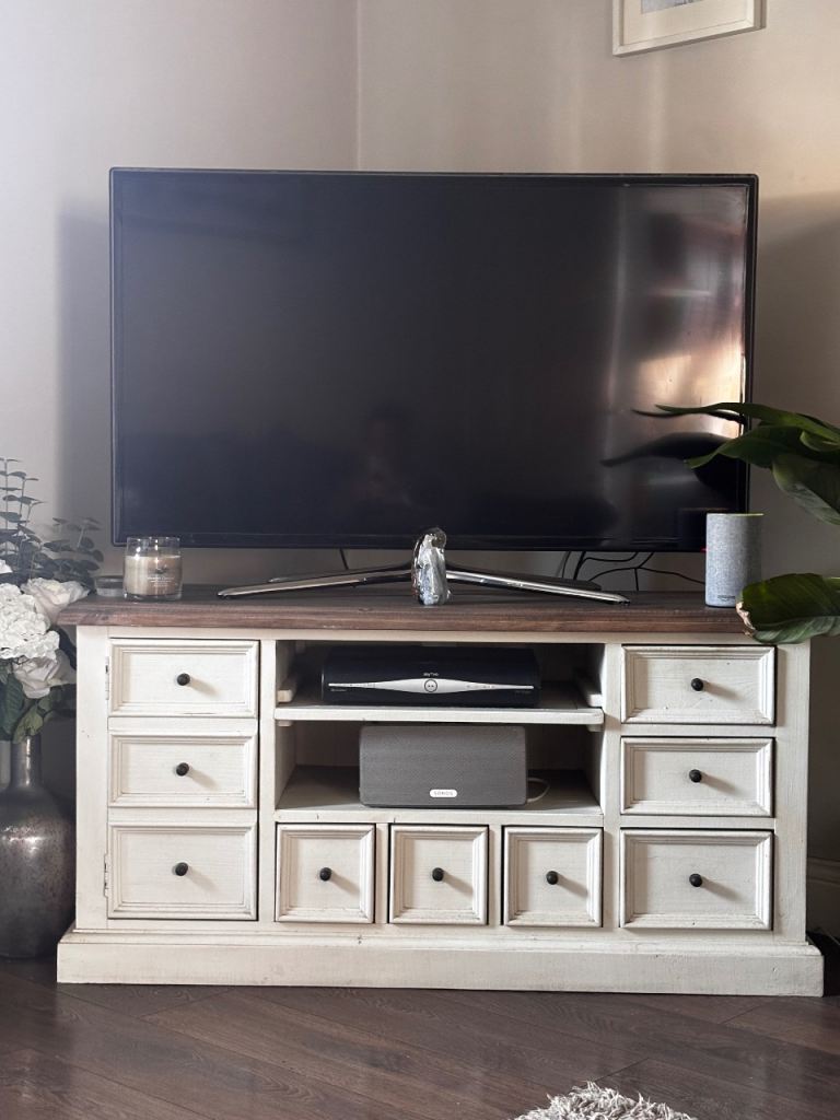 Barker and Stonehouse solid wood TV cabinet