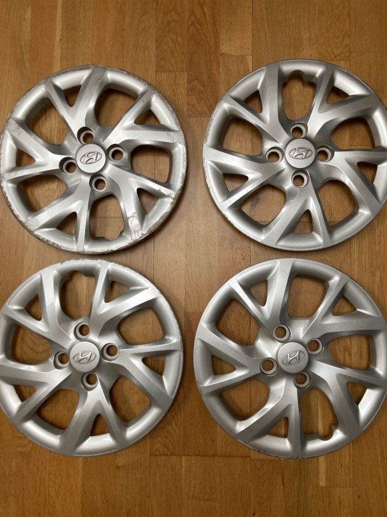 4x Hyundai i10 14” wheel trims. Offers welcome 