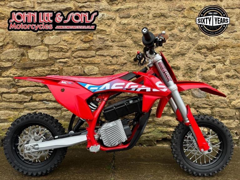 Gas Gas MC-E 3 Electric Kids Motocross Bike, New 2024 Model, Charger Included