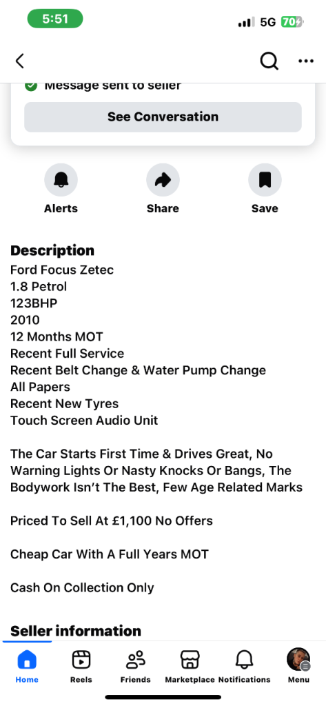 Ford, FOCUS, Hatchback, 2010, Manual, 1798 (cc), 5 doors