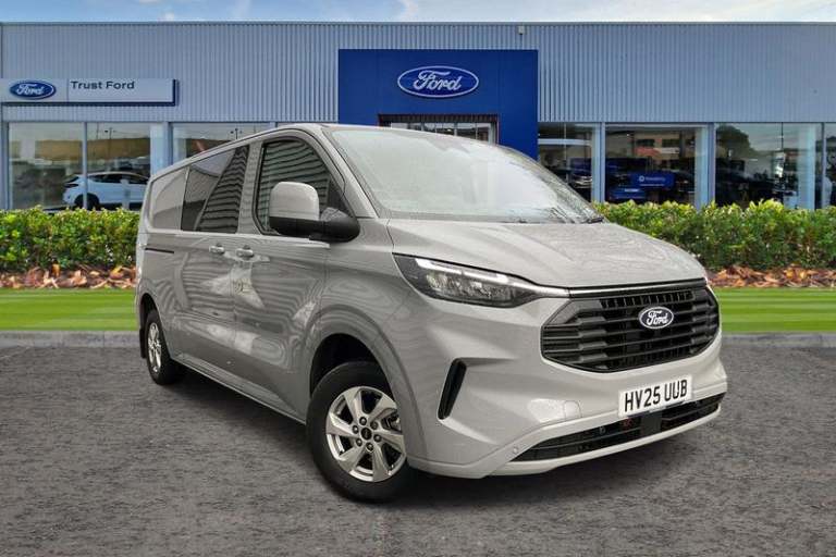 2025 Ford Transit Custom 320 Limited L2 LWB Double Cab In Van FWD 2.0 EcoBlue 136ps Low Roof Manu...