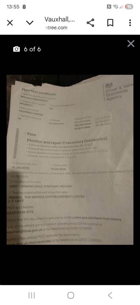 Vaxhall combo van 2009 good runner