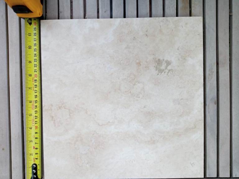 Travertine Natural Stone Tiles 20m² – New original package