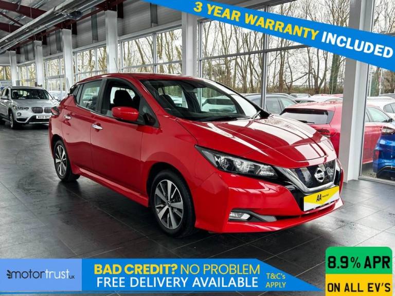 2021 Nissan Leaf 40kWh Acenta Hatchback 5dr Electric Auto (150 ps) FULL NISSAN S/H! 1 OWNER Hatch...