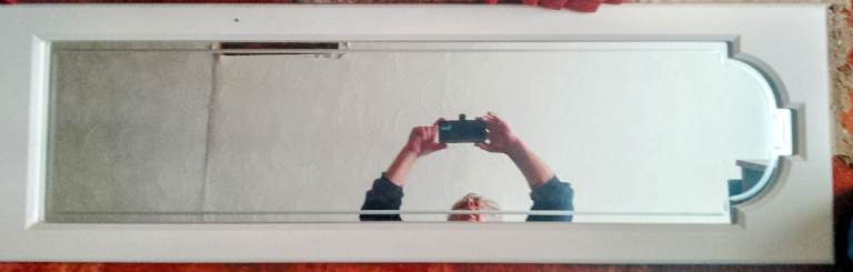 Large oblong mirror in good condition 