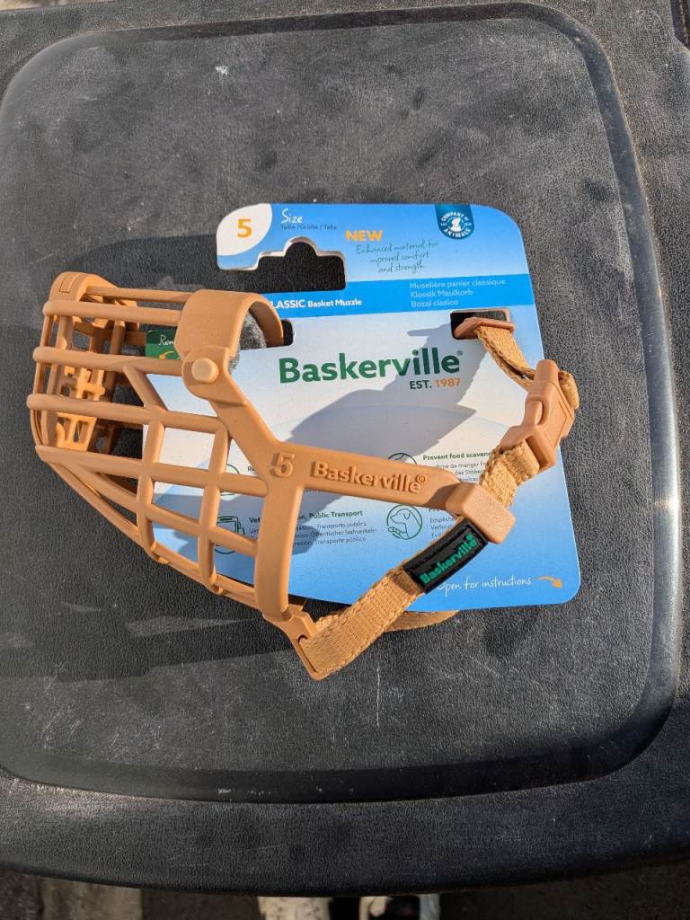 Small to medium sized dog muzzle