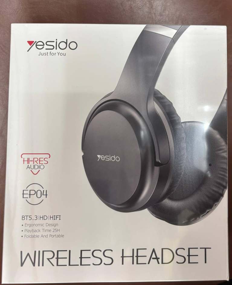 Yesido EP04 Wireless Bluetooth Headphones – 25H Playtime, Hi-Fi Sound