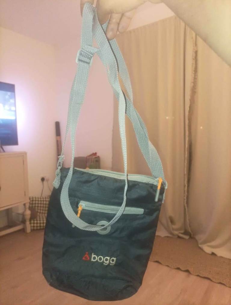 Dog flea/protective collar and dog bag set