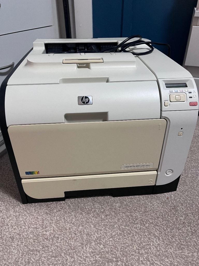Free - HP LaserJet Pro 400 Colour Printer – Fully Working – Needs Toner