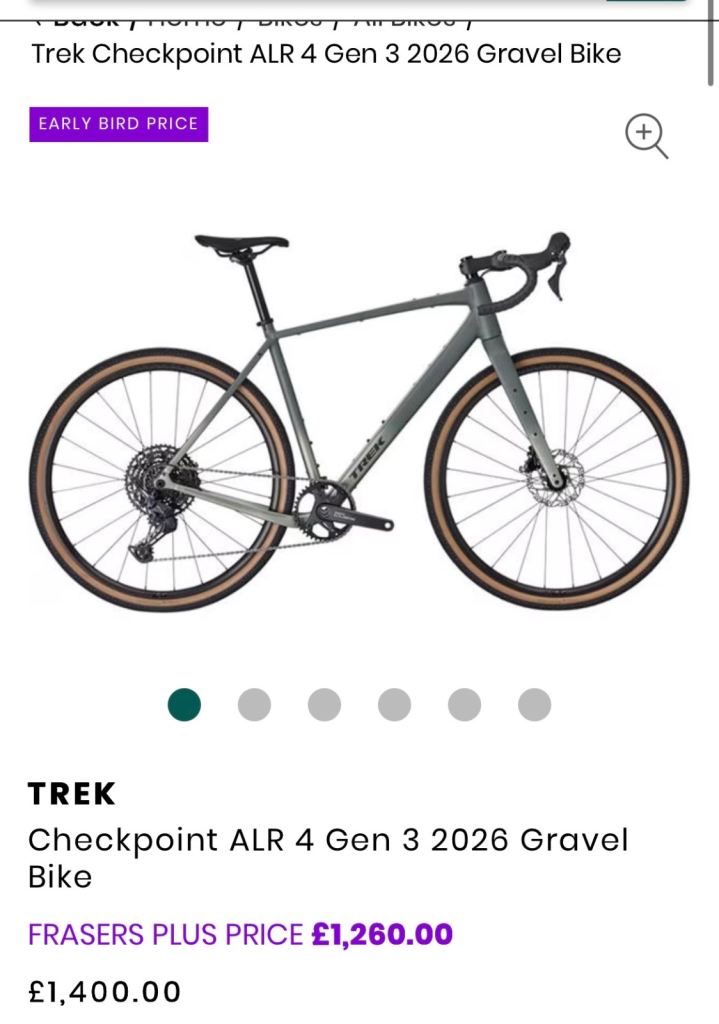 Trek Checkpoint ALR 4 Gen 3 2026 Gravel Bike