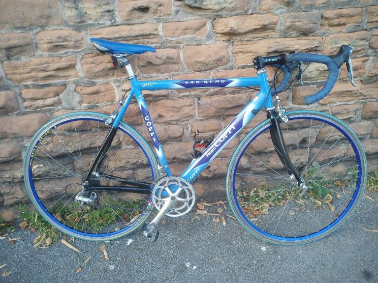 Fausto Coppi San Remo Aluminium Large Road Italian Bike Columbus