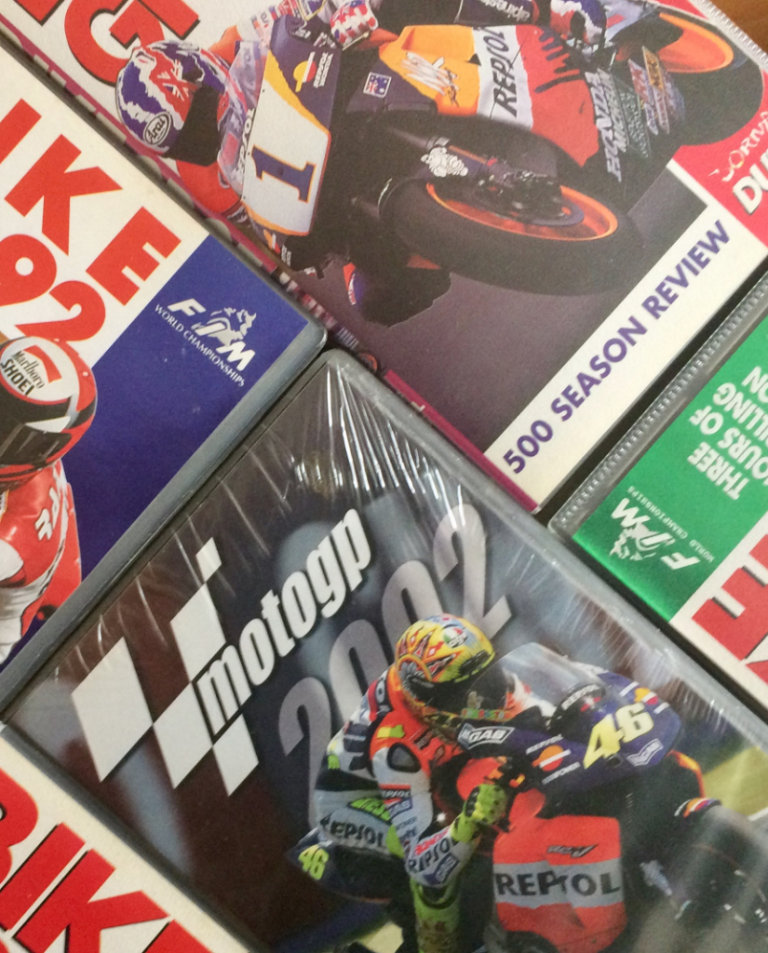 MOTO GP SEASON REVIEW 1992 TO 2002 - VHS - BUNDLE OF 5 FOR £15
