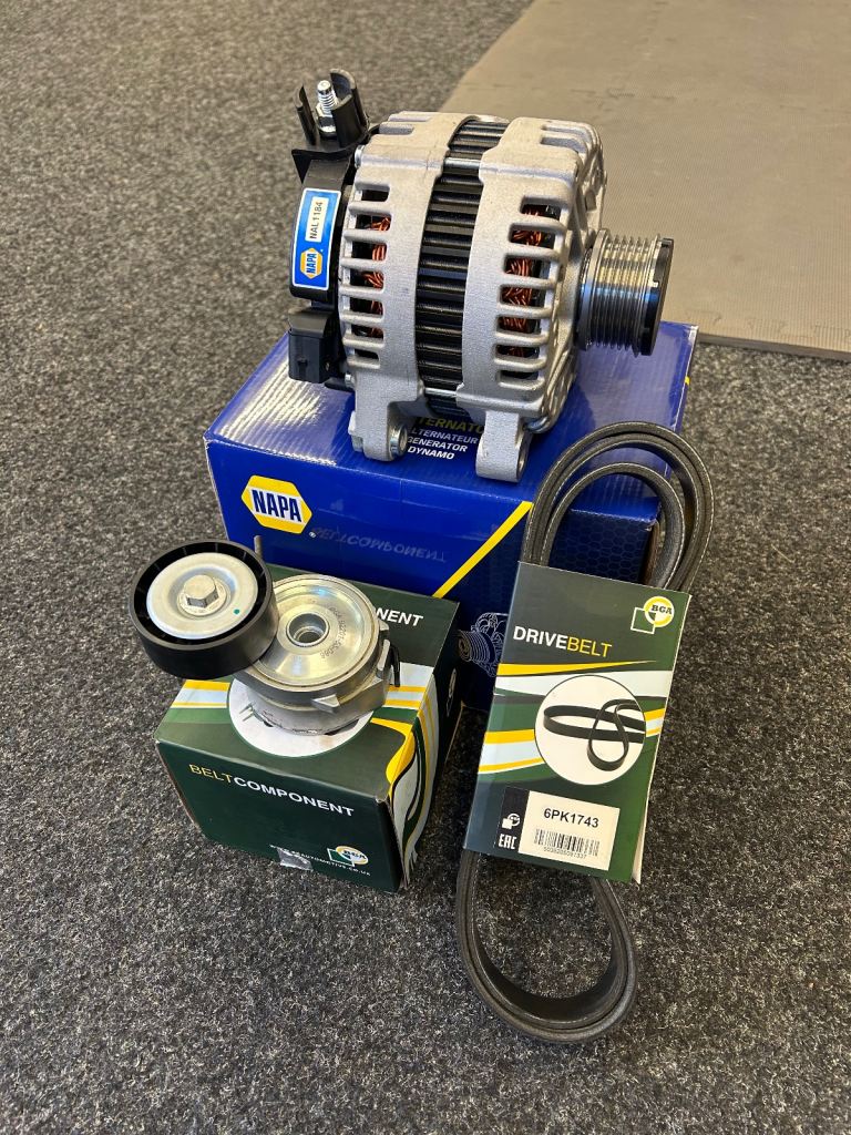 Land Rover Alternator, Drive Belt & tensioner kit