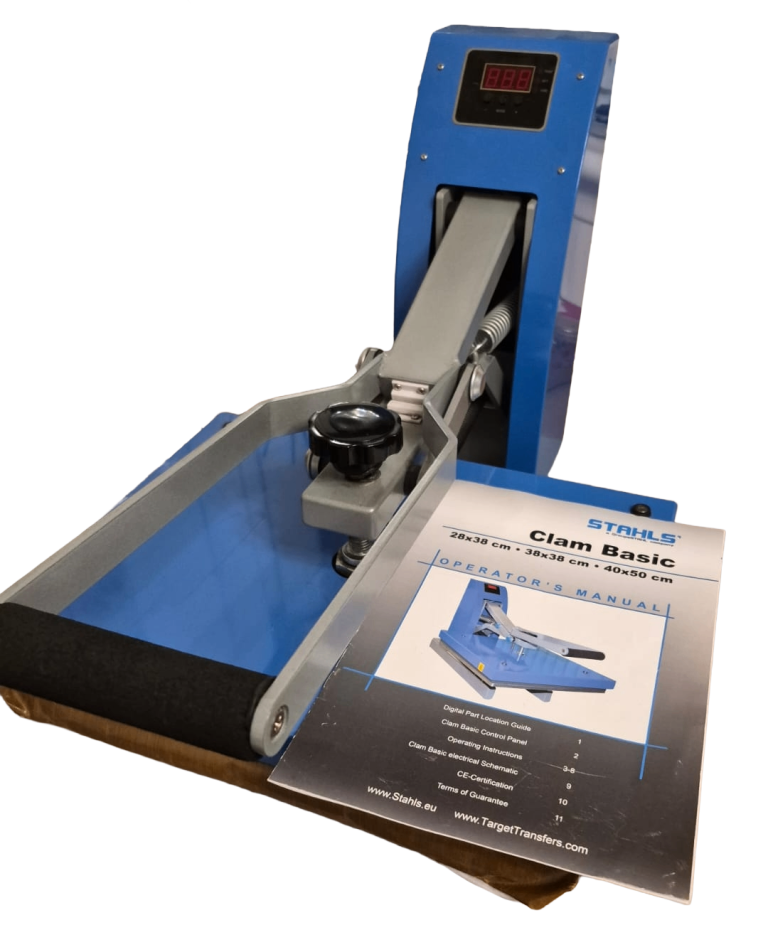 image for STAHLS CLAM BASIC T SHIRT HEAT PRESS 28x38 cm