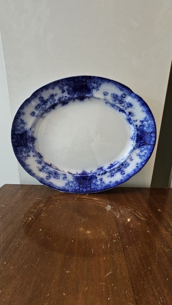 Antique large serving tray 
