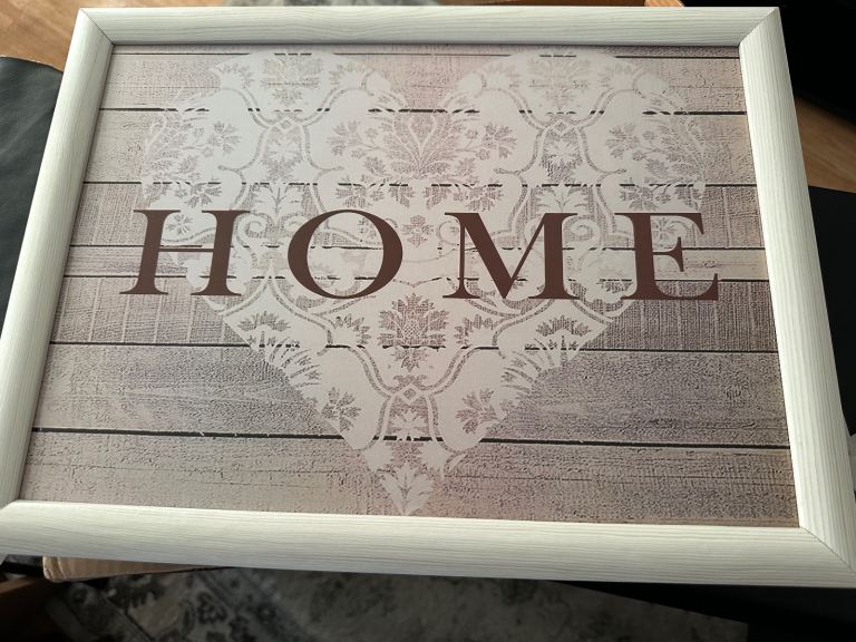 Lap tray with bean bag cushion laptop food everyday use