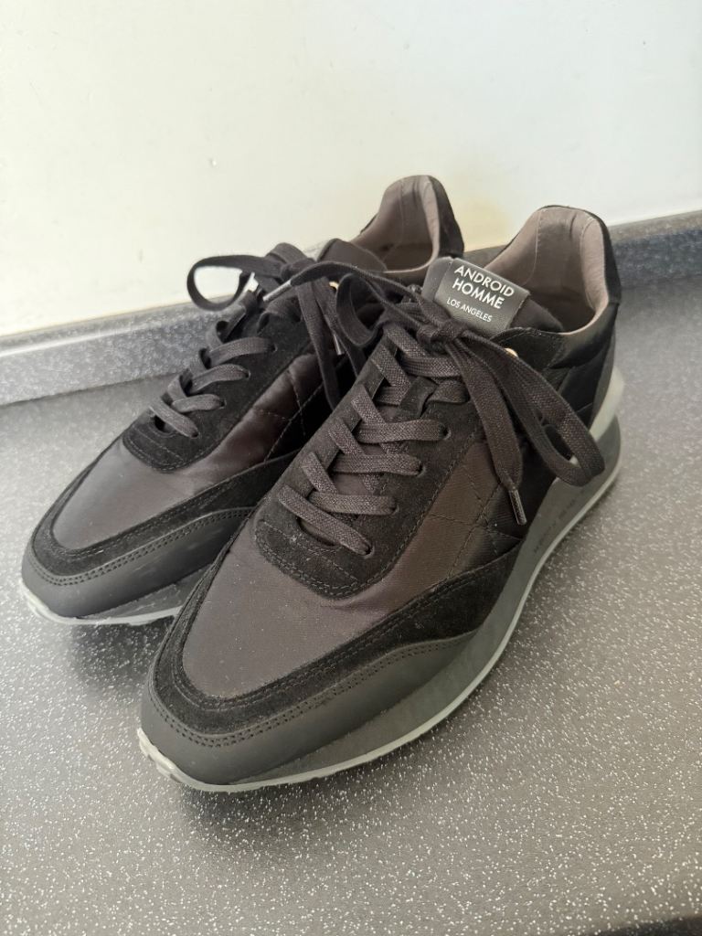 image for Men’s Designer Android Homme Los Angeles Black Shoes Trainers Size UK9