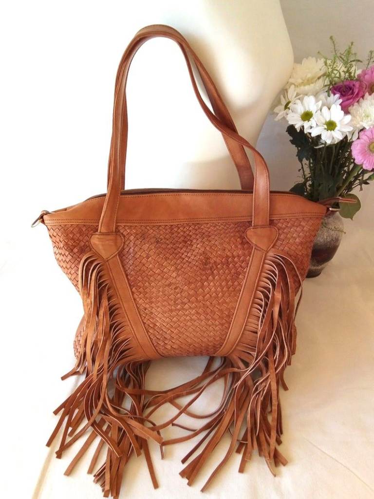 100% Genuine Leather Handbag Moroccan Leather Bag Handmade Women's Bag  ( Christmas Sale )