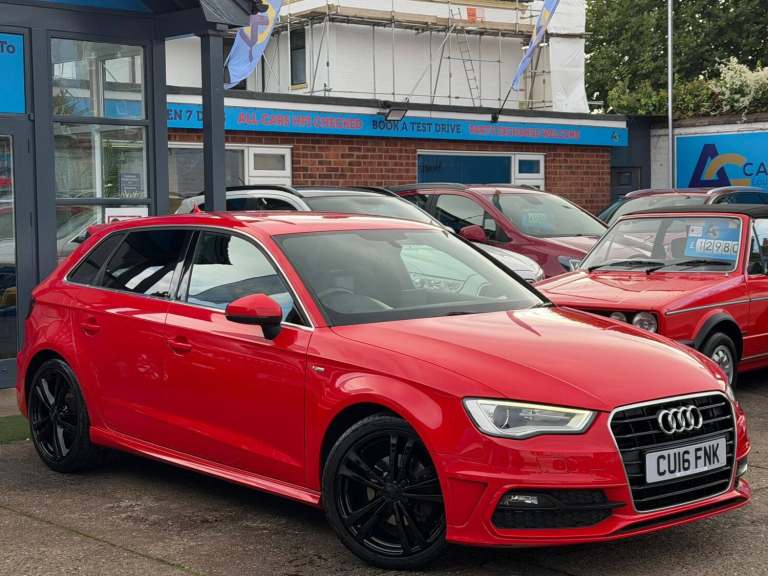 2016 Audi A3 2.0 TDI S line Sportback 5dr Diesel Manual Euro 6 (s/s) (Nav) (150 ps) HATCHBACK Die...