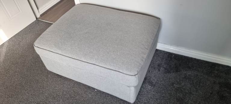 Ikea Kivik Grey Footstall with storage