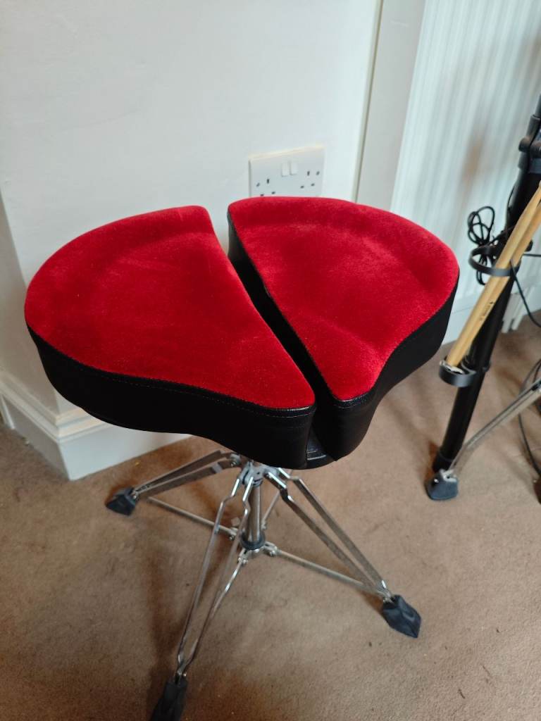 Ahead Spinal G Ergokinetic Saddle Drum Throne, Red