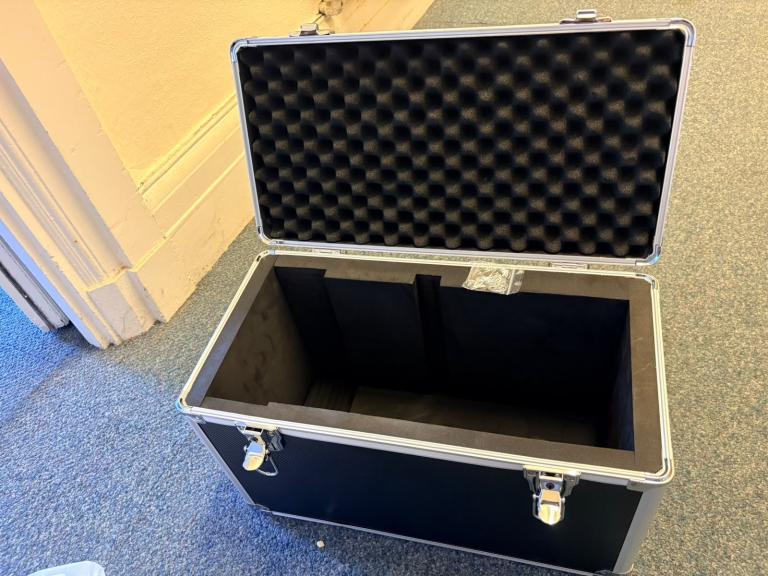 Black Metal Case with Foam Lining