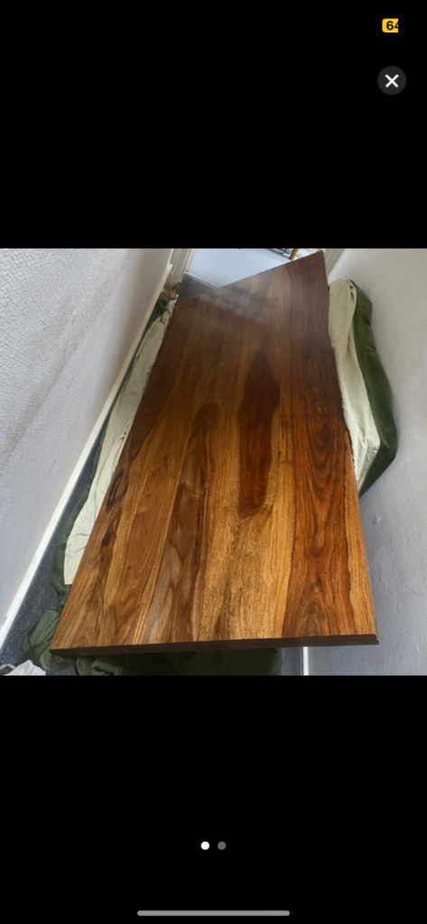 Large Real mahogany wood dining table 