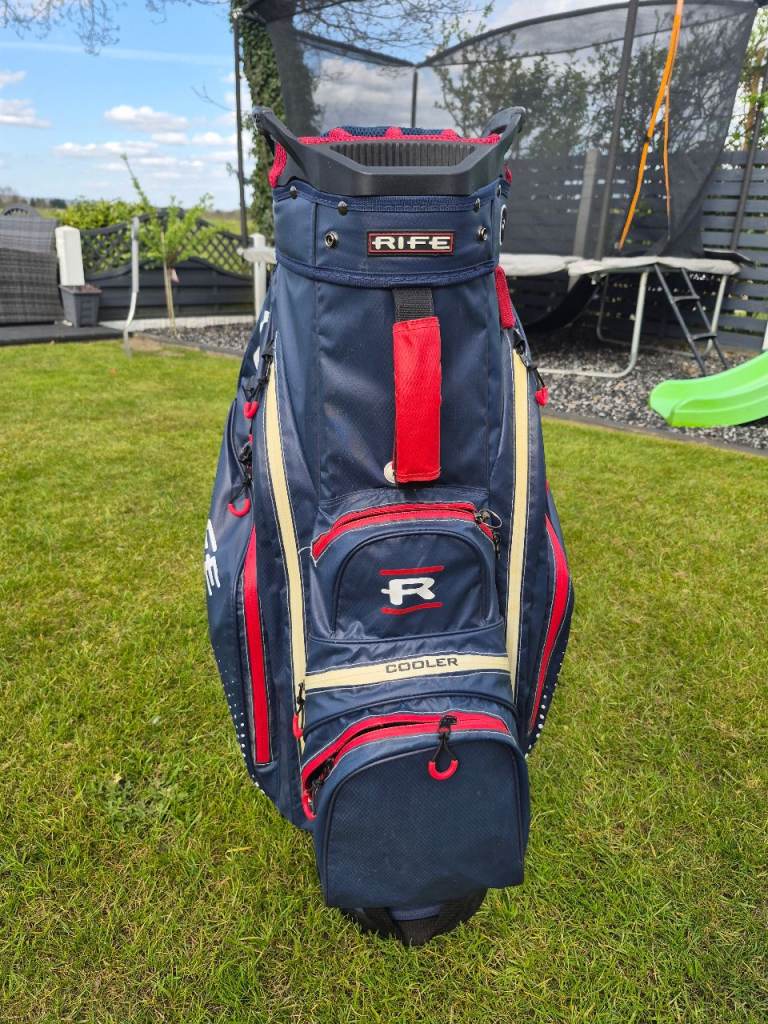 Rife Golf Bag - Waterproof Design, Good Condition