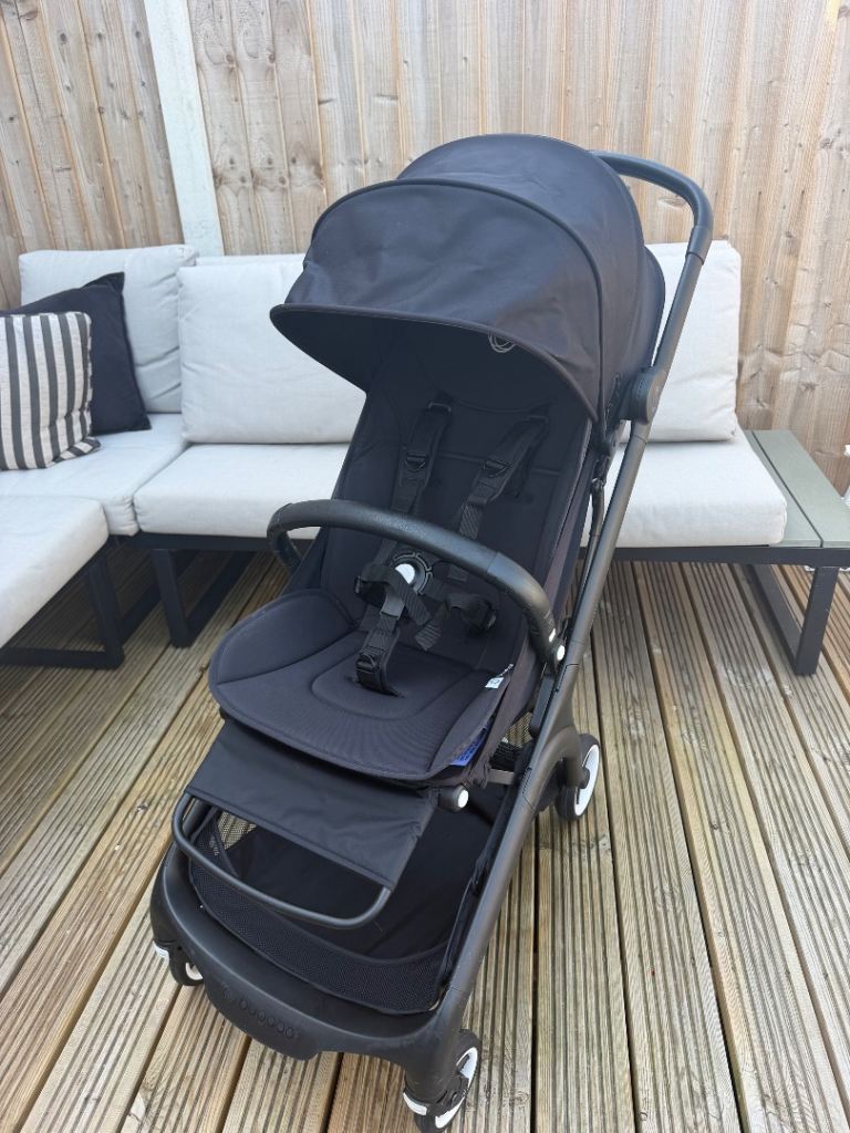 Bugaboo Butterfly Stroller – Black, Good Condition