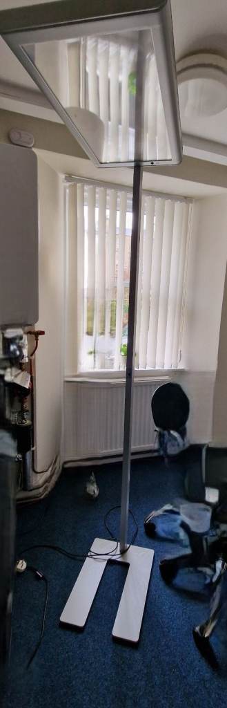 Freestanding 195cm tall Light going spare (motion activated)