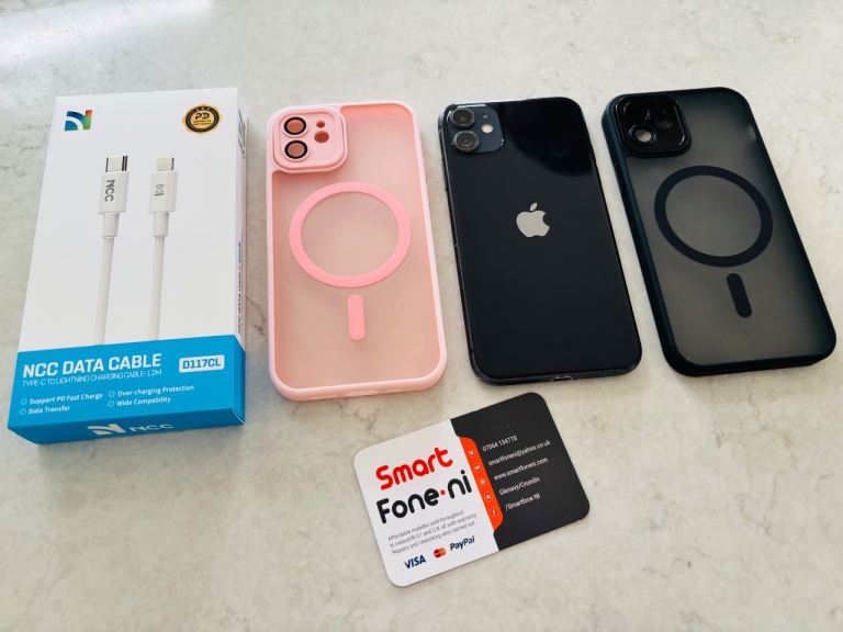 Black iPhone 11 64GB. 6 month warranty. Lisburn. Delivery available . 