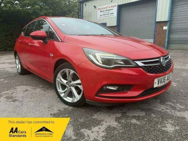 2016 Vauxhall Astra 1.0i Turbo ecoFLEX SRi Hatchback 5dr Petrol Manual Euro 6 (s/s) (105 ps) HATC...