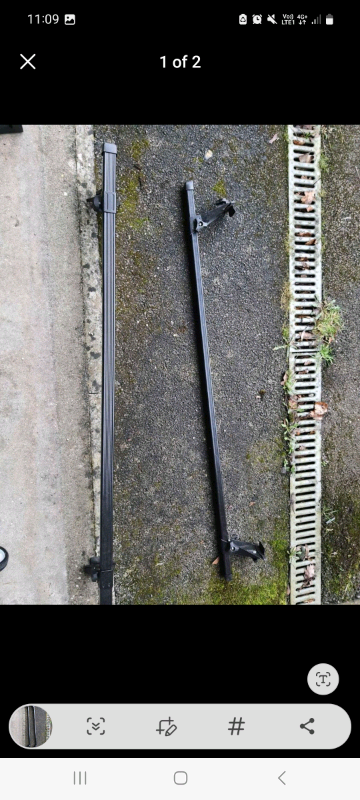 Classic mini roof bars.