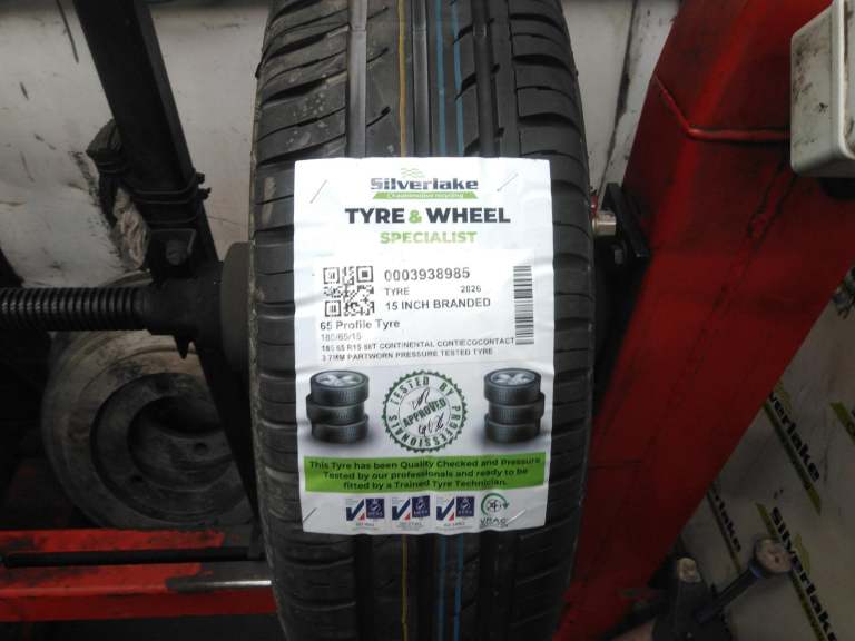 185 65 R15 88t Continental Contiecocontact 3 7mm Partworn Pressure Tested Tyre