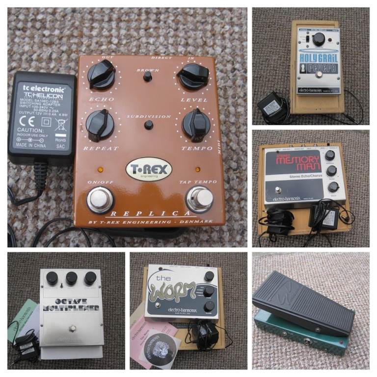 image for EHX, ELECTRO-HARMONIX,T-REX, GEORGE DENNIS GUITAR PEDALS VGC!! VARIOUS £'s