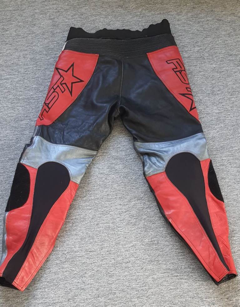 Motorbike leather trousers RST size 34