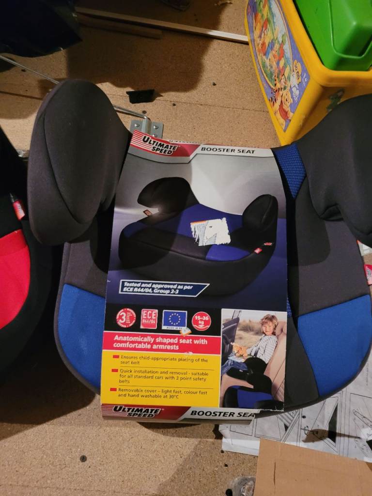 ULTIMATE SPEED Car Booster Seat - NEW, Unopened