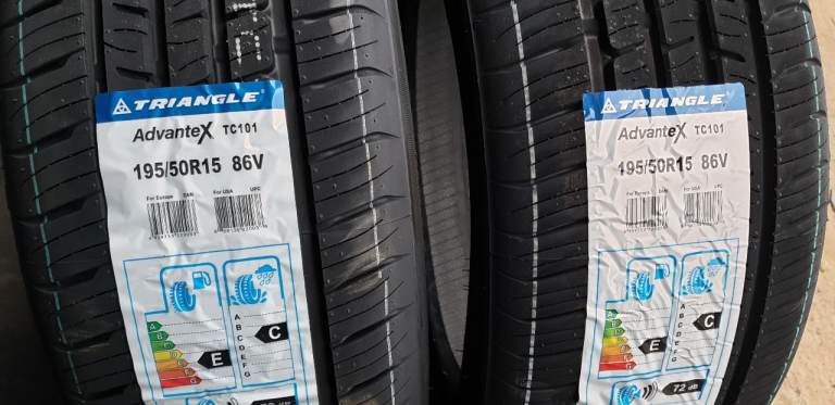 195 50 15 86V   2 x NEW!! tyres Triangle Advante X All Seasons
