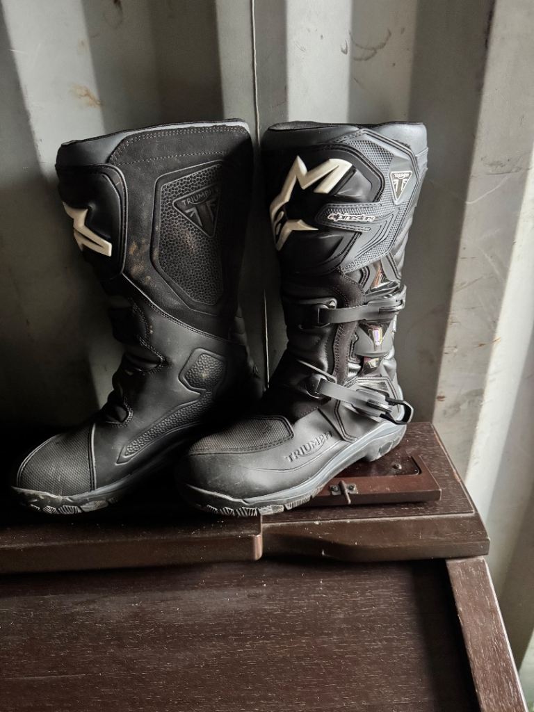 Alpinestars Corozal Adventure Drystar motorcycle boots in black