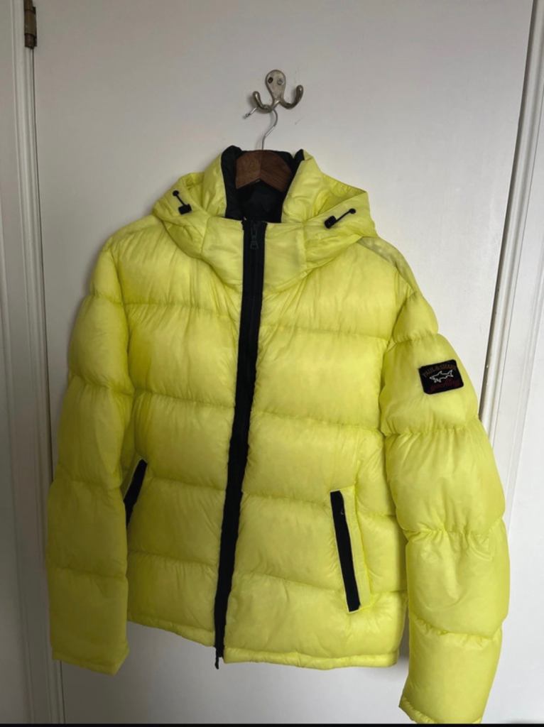 Paul & Shark Yellow Puffer Jacket – Lightweight and Warm