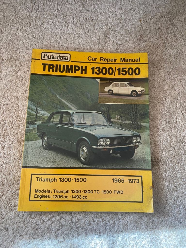 Triumph 1300-1500 Car Repair Manual 